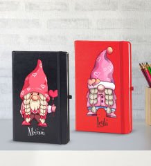 BK Gift Kişiye Özel Sevgili Temalı 2’li Defter Seti, Sevgiliye Hediye, Sevgililer Günü Hediyesi, Doğum Günü Hediyesi-8
