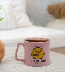 BK Gift Pastel Pembe Middle Kupa Bardak, Arkadaşa Hediye, Ev Hediyesi, Doğum Günü Hediyesi, Ofis Hediyesi-14