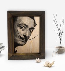 BK Gift Dekoratif Doğal Masif Ahşap Çerçeve 15x20cm-34
