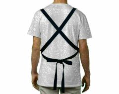 BK Gift Kişiye Özel İsimli Anneler Günü Tasarımlı Profesyonel Siyah Mutfak Önlüğü, Aşçı Önlüğü, Şef Önlüğü, Anneye Hediye-3