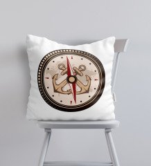 BK Gift Pusula Tasarımlı Yastık-1