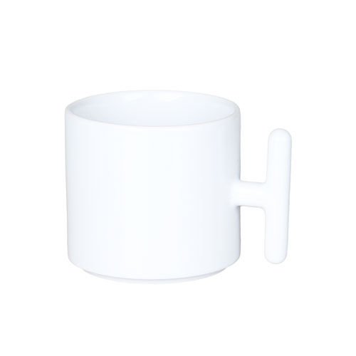 Sublimasyon Porselen T Beyaz Kupa - Kutulu