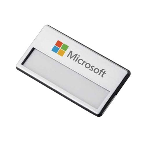 Sürgülü Metal Yaka İsimliği (gümüş)