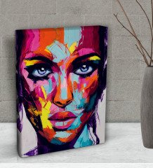 BK Gift Woman Art Tasarımlı Dekoratif Mini Kanvas Tablo 15x20cm-13