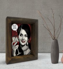 BK Gift Dekoratif Doğal Masif Ahşap Çerçeve 15x20cm-38
