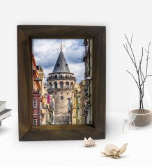 BK Gift Dekoratif Doğal Masif Ahşap Çerçeve 15x20cm-39