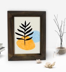 BK Gift Dekoratif Doğal Masif Ahşap Çerçeve 15x20cm-45