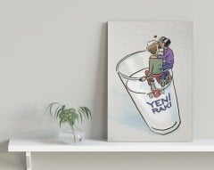 BK Home Rakı Tasarımlı Kanvas Tablo 30x50cm-3