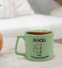 BK Gift Pastel Yeşil Middle Kupa Bardak, Arkadaşa Hediye, Ev Hediyesi, Doğum Günü Hediyesi, Ofis Hediyesi-2
