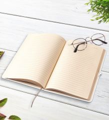 BK Gift Sonradan Değil Canım Doğma Büyüme Harikayım Tasarımlı Beyaz Defter, Arkadaşa Hediye, Doğum Günü Hediyesi