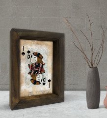 BK Gift Dekoratif Doğal Masif Ahşap Çerçeve 15x20cm-56