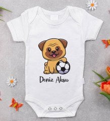 BK Kids Kişiye Özel Fotoğraflı Bebek Yastık ve Bebek Body Zıbın Hediye Seti - Model 5.2