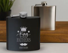 Bk Gift Kişiye Özel İsimli Siyah Çelik İçki Matarası ve Sigara Kutusu Hediye Seti-10, Babalar Günü Hediyesi, Erkek Hediye, Alkol Matarası