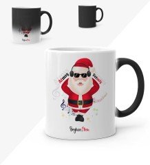Kişiye Özel Noel Baba Sihirli Kupa Bardak - 2