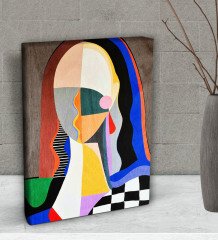 BK Gift Dear Mona Tasarımlı Dekoratif Mini Kanvas Tablo 15x20cm-1