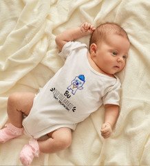 BK Kids Işıltılı Hayatı Ben Seçmedim Tasarımlı Bebek Body Zıbın - Model 1