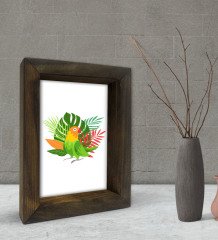 BK Gift Dekoratif Doğal Masif Ahşap Çerçeve 15x20cm-64
