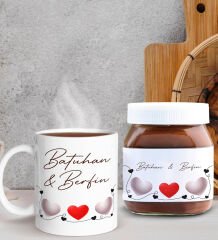BK Gift Sevgiliye Özel Kupa ve Nutella 400gr. Hediye Seti, Sevgiliye Hediye, Sevgililer Günü Hediye, Doğum Günü Hediyesi-2