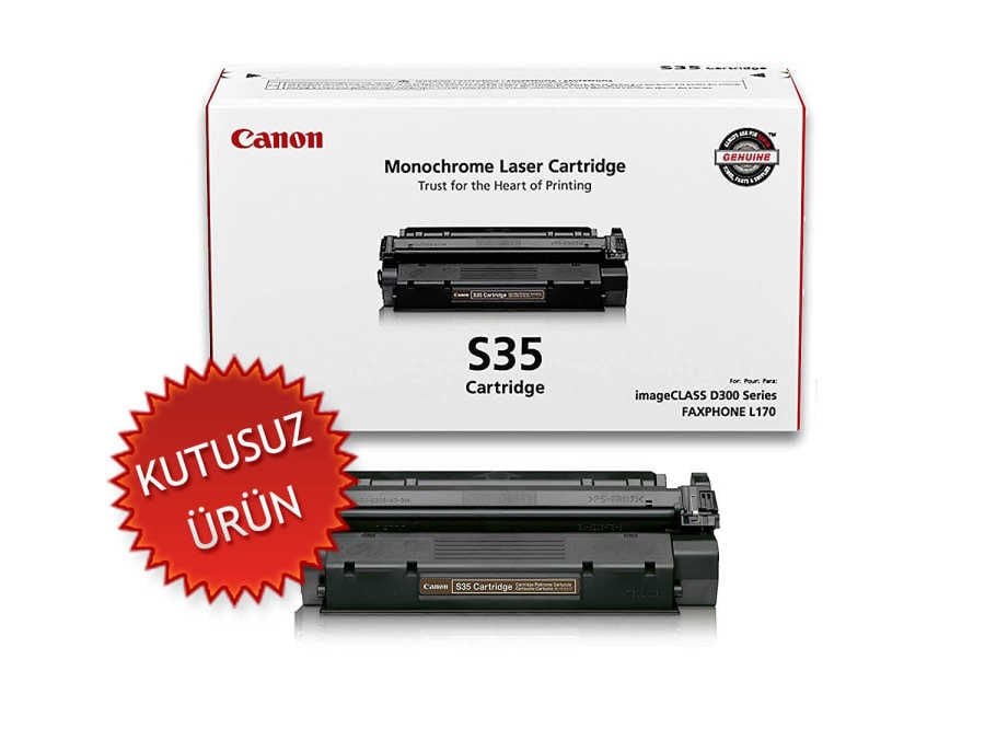 Canon S35 (7833A001) Siyah Orjinal Toner - L380S (U) (T9325)