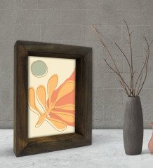 BK Gift Dekoratif Doğal Masif Ahşap Çerçeve 15x20cm-69