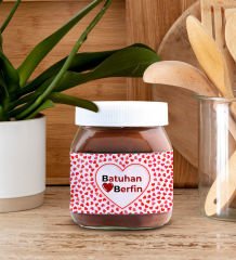 BK Gift Sevgiliye Özel Kupa ve Nutella 400gr. Hediye Seti, Sevgiliye Hediye, Sevgililer Günü Hediye, Doğum Günü Hediyesi-5