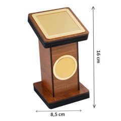Sublimasyon MDF Mezuniyet Plaket Kürsüsü