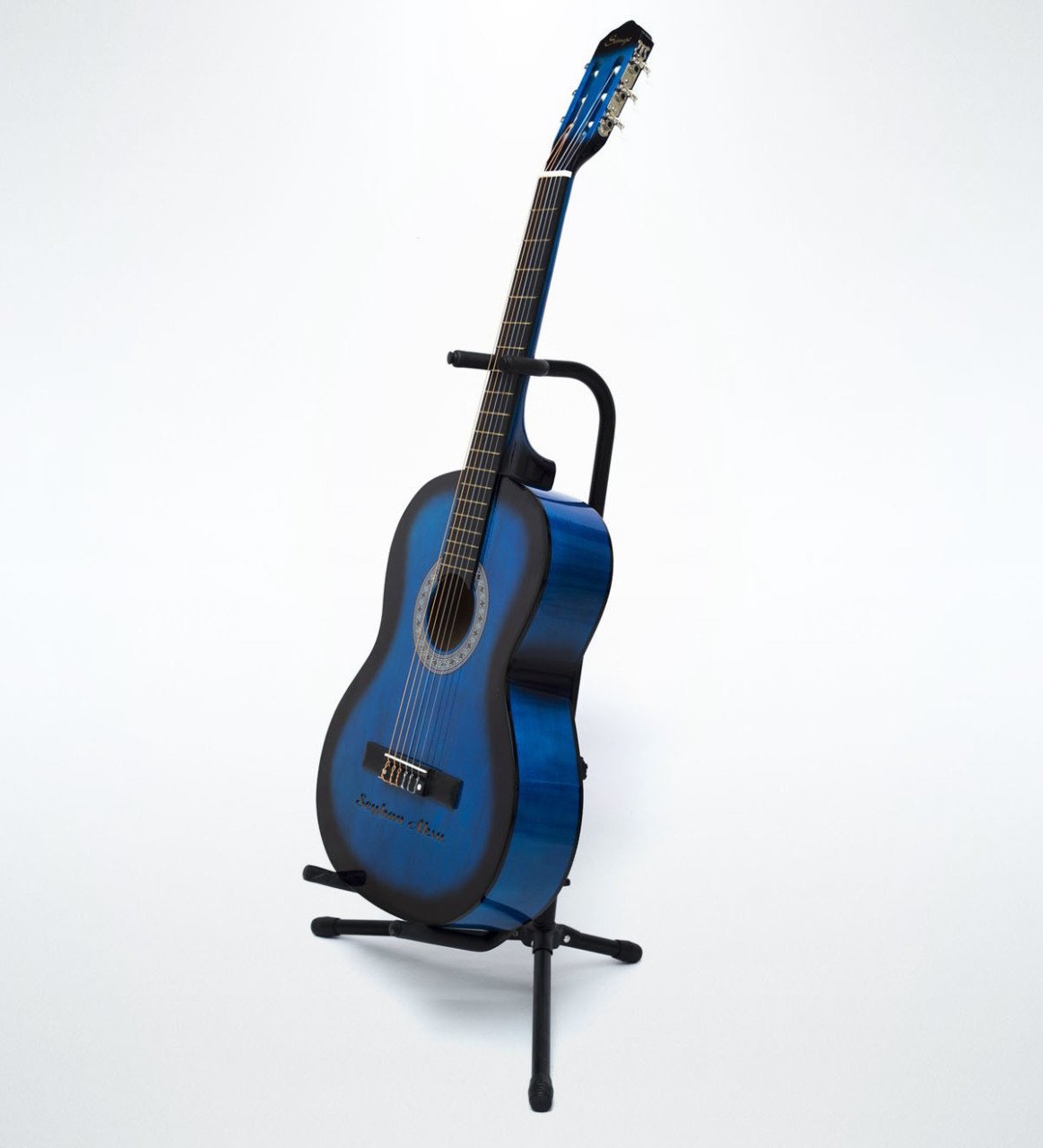 Kişiye Özel Sunburst Mavi Klasik Gitar