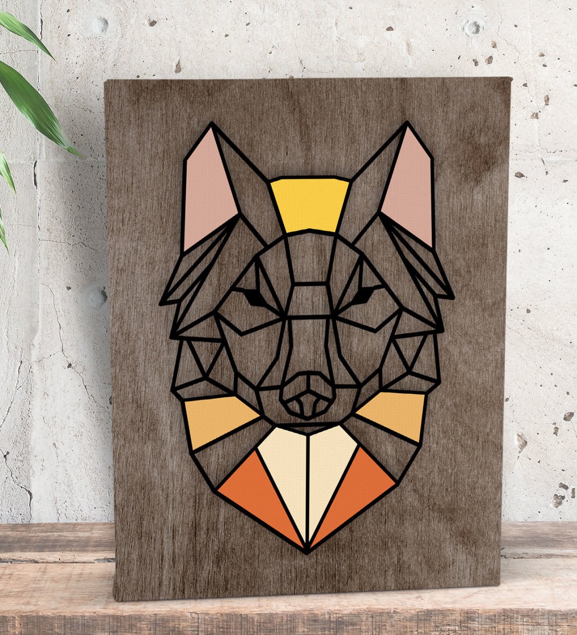 BK Gift Kurt Tasarımlı Dekoratif Mini Kanvas Tablo 15x20cm-2