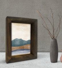 BK Gift Dekoratif Doğal Masif Ahşap Çerçeve 15x20cm-75