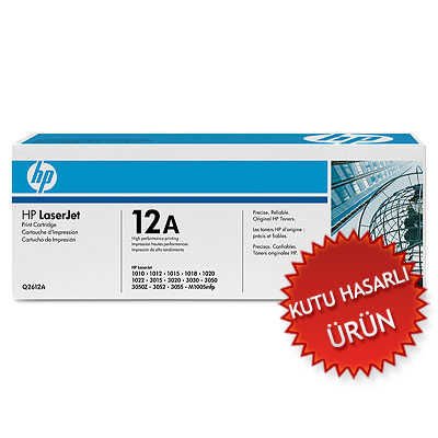 HP Q2612A (12A) Siyah Orjinal Toner - Laserjet 1010 (C) (T3509)