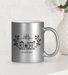 Kişiye Özel Yılın En İyi Biraderi Gümüş Yaldızlı Kupa Bardak
