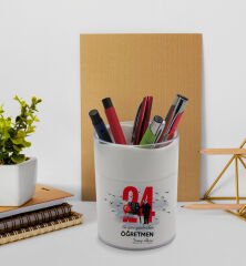 BK Gift Kişiye Özel İsimli Öğretmenler Günü Tasarımlı Defter Kalem ve Kalemlik Hediye Seti, Öğretmene Hediye, Öğretmenler Günü - 3