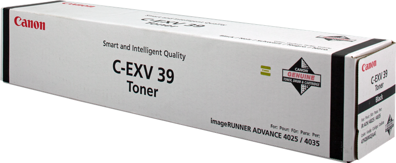 Canon C-EXV39 Orjinal Fotokopi Toneri - IR-4025 / IR-4035 (T10655)