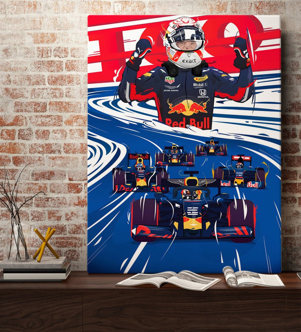 BK Gift Formula 1 Tasarımlı Kanvas Tablo 70x100cm-1