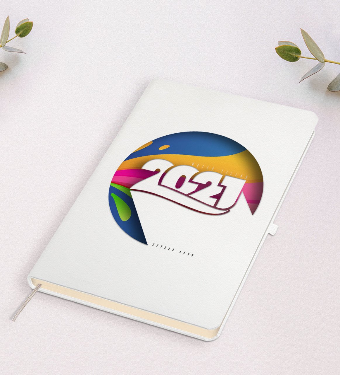 Kişiye Özel 2023 Mutlu Yıllar Beyaz Defter-10