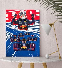 BK Gift Formula 1 Tasarımlı Kanvas Tablo 30x50cm-1