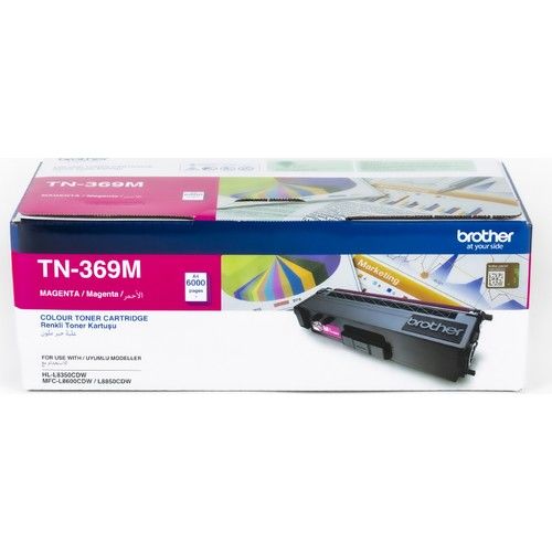 BROTHER TN369M Orijinal Kırmızı Toner (6000 Sayfa)