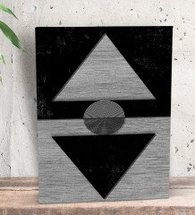 BK Gift Modern Art Tasarımlı Dekoratif Mini Kanvas Tablo 15x20cm-8