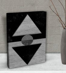 BK Gift Modern Art Tasarımlı Dekoratif Mini Kanvas Tablo 15x20cm-8
