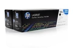 HP CB540AD (125A) Siyah 2li Paket Orjinal Toner - LaserJet CP1215 (T4468)