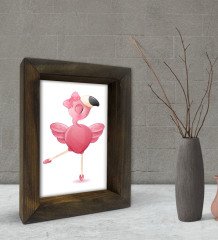 BK Gift Dekoratif Doğal Masif Ahşap Çerçeve 15x20cm-87