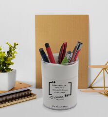 BK Gift Kişiye Özel İsimli Öğretmenler Günü Tasarımlı Defter Kalem ve Kalemlik Hediye Seti, Öğretmene Hediye, Öğretmenler Günü - 13