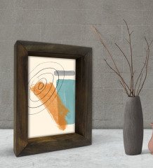 BK Gift Dekoratif Doğal Masif Ahşap Çerçeve 15x20cm-92