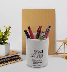 BK Gift Kişiye Özel İsimli Öğretmenler Günü Tasarımlı Defter Kalem ve Kalemlik Hediye Seti, Öğretmene Hediye, Öğretmenler Günü - 16
