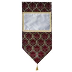 Sublimasyon Duvar Şalı - Bordo