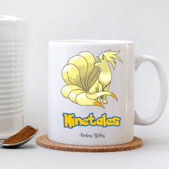 Kişiye Özel Pokemon Ninetales Beyaz Kupa Bardak