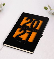 Kişiye Özel 2023 Mutlu Yıllar Siyah Defter-7