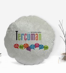 Kişiye Özel İsimli Tercüman Tasarımlı Dekoratif Kırlent Yastık-1