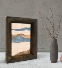 BK Gift Dekoratif Doğal Masif Ahşap Çerçeve 15x20cm-95