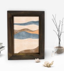 BK Gift Dekoratif Doğal Masif Ahşap Çerçeve 15x20cm-95